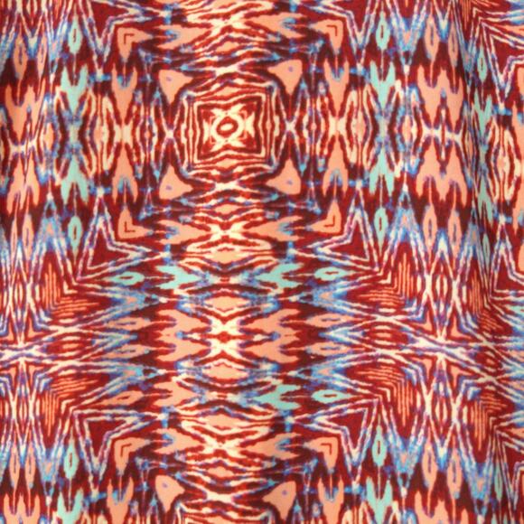 GB Lined Swing Dress Boho Flowy Sleeveless Multicolor Womens Small Hi-Lo Style - Picture 3 of 10